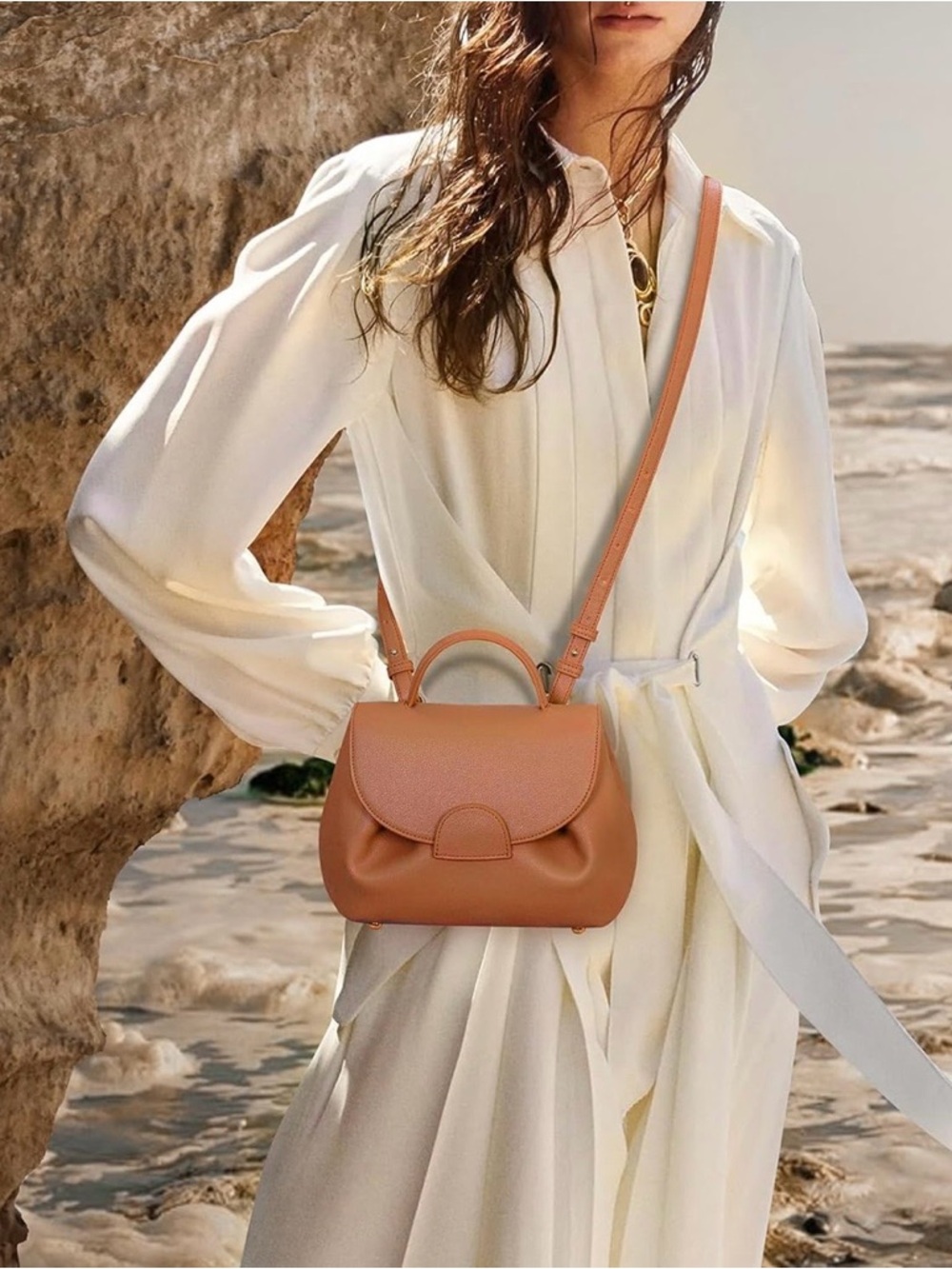 Polene replica by Hicarry (Small Leather Crossbody Bag)